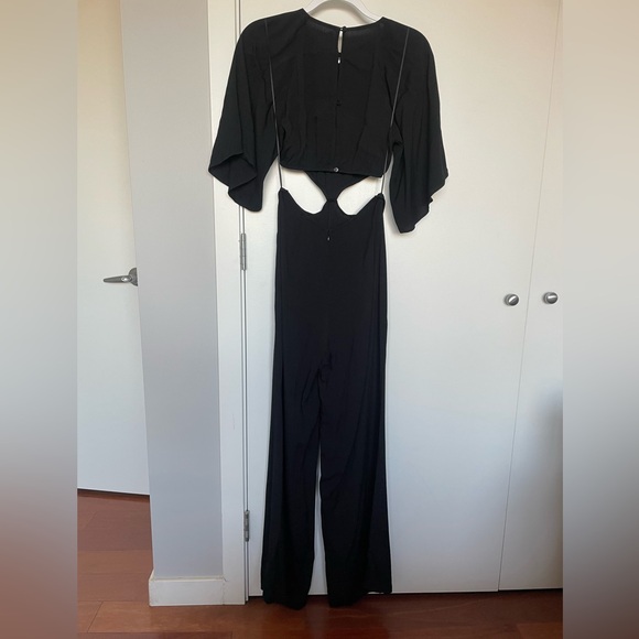 Reformation cornelia Black Jumpsuit - Picture 5 of 8